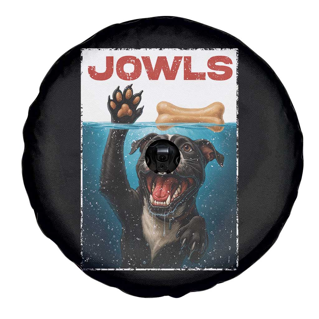 Pitbull Lover Spare Tire Cover Funny Jowls Horror Dog Poster TS12 Print Your Wear