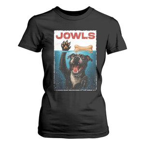 Pitbull Lover T Shirt For Women Funny Jowls Horror Dog Poster TS12 Black Print Your Wear
