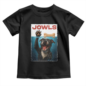 Pitbull Lover Toddler T Shirt Funny Jowls Horror Dog Poster TS12 Black Print Your Wear