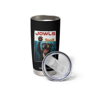 Pitbull Lover Tumbler Cup Funny Jowls Horror Dog Poster TS12 Print Your Wear