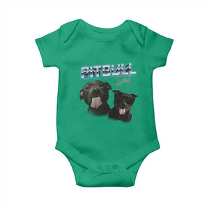 Pitbull Dad Baby Onesie Funny Gift For Pitbull Lover TS12 Irish Green Print Your Wear