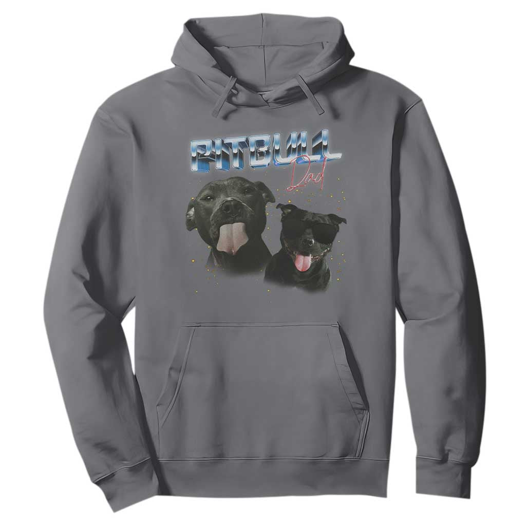Pitbull Dad Hoodie Funny Gift For Pitbull Lover TS12 Charcoal Print Your Wear