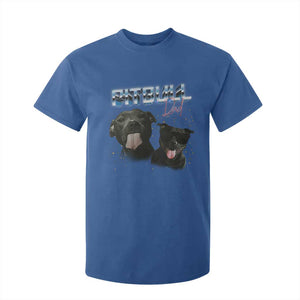 Pitbull Dad T Shirt For Kid Funny Gift For Pitbull Lover TS12 Royal Blue Print Your Wear