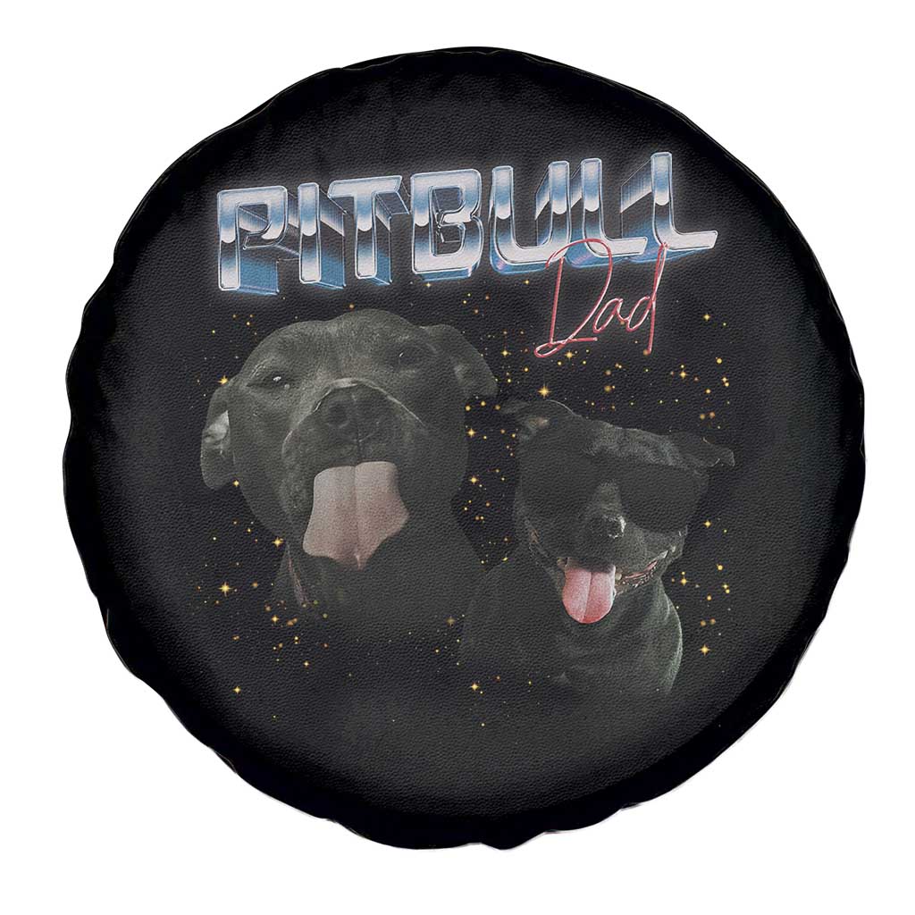 Pitbull Dad Spare Tire Cover Funny Gift For Pitbull Lover TS12 Print Your Wear