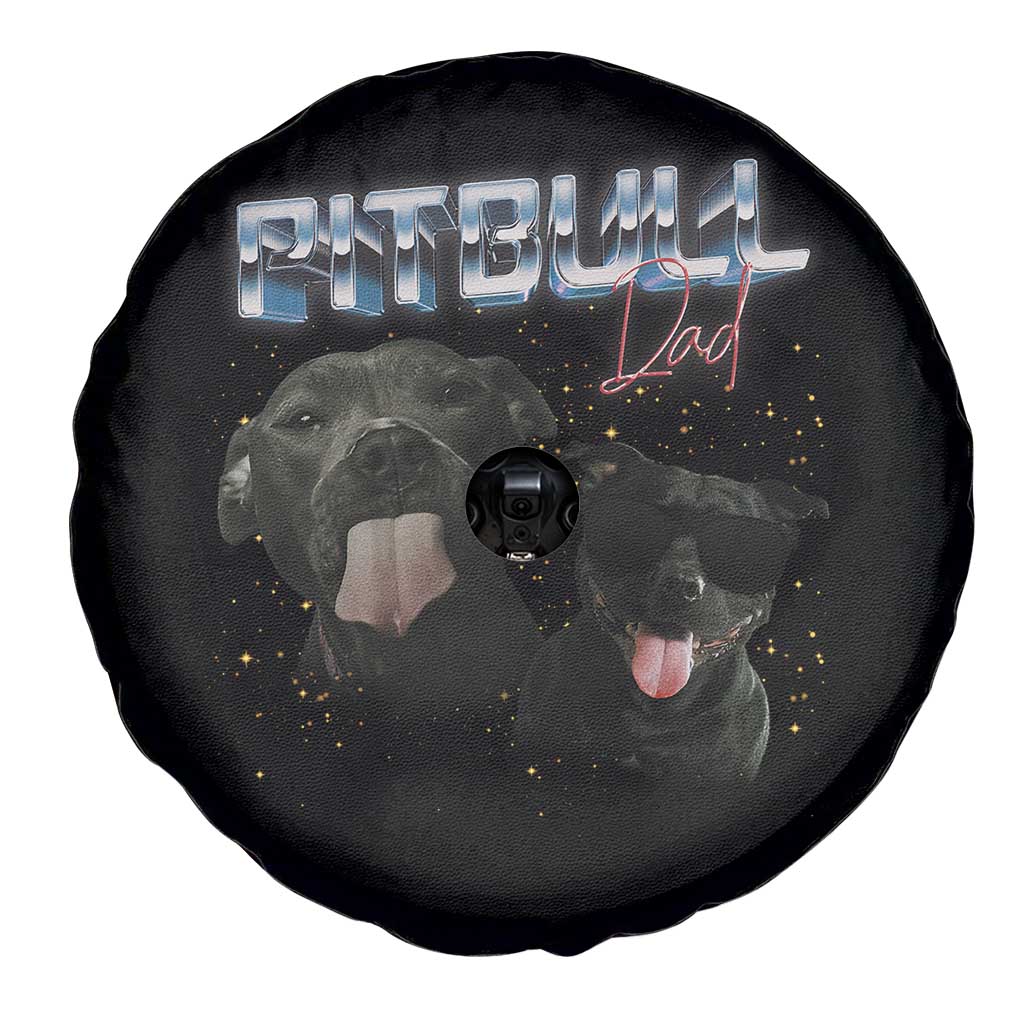 Pitbull Dad Spare Tire Cover Funny Gift For Pitbull Lover TS12 Print Your Wear