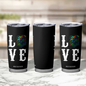 Colorful Pitbull Graphic Art For Dog Lover Tumbler Cup TS12 Print Your Wear