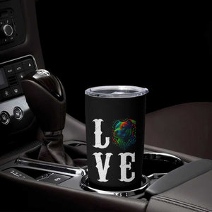 Colorful Pitbull Graphic Art For Dog Lover Tumbler Cup TS12 Print Your Wear