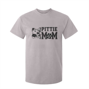 Pittie Mom T Shirt For Kid Funny Gift For Pitbull Lover TS12 Ice Gray Print Your Wear