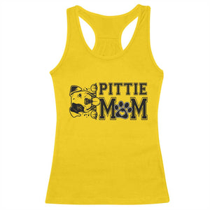 Pittie Mom Racerback Tank Top Funny Gift For Pitbull Lover TS12 Daisy Print Your Wear