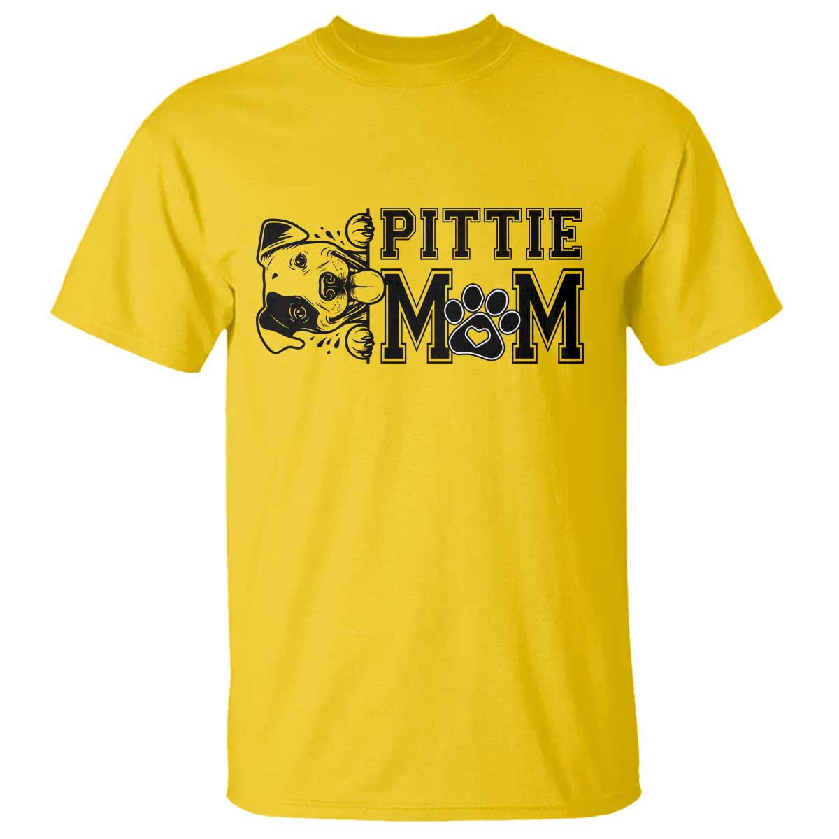 Pittie Mom T Shirt Funny Gift For Pitbull Lover TS12 Daisy Print Your Wear