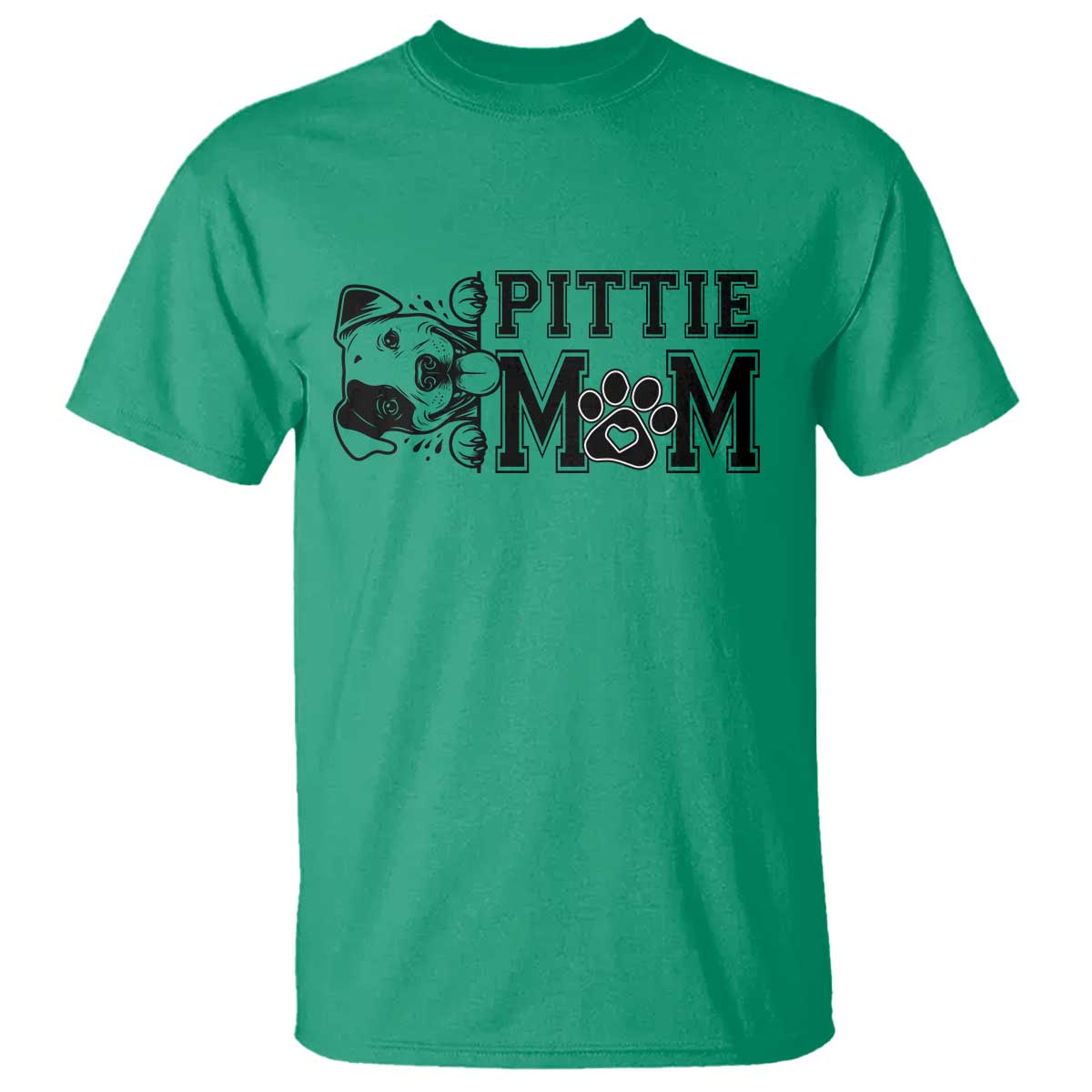 Pittie Mom T Shirt Funny Gift For Pitbull Lover TS12 Irish Green Print Your Wear