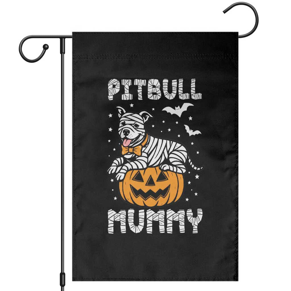 Halloween Dog Lover Garden Flag Funny Pitbull Mummy TS12 Black Print Your Wear