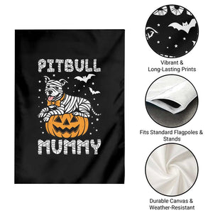 Halloween Dog Lover Garden Flag Funny Pitbull Mummy TS12 Print Your Wear