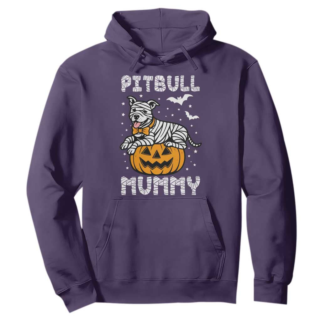 Halloween Dog Lover Hoodie Funny Pitbull Mummy TS12 Purple Print Your Wear