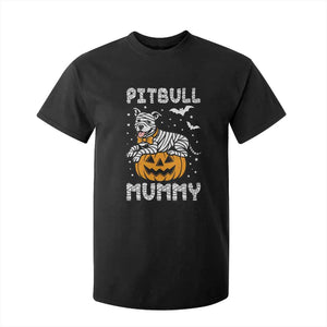 Halloween Dog Lover T Shirt For Kid Funny Pitbull Mummy TS12 Black Print Your Wear