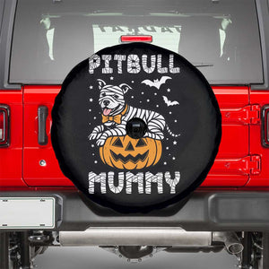 Halloween Dog Lover Spare Tire Cover Funny Pitbull Mummy TS12 Black Print Your Wear