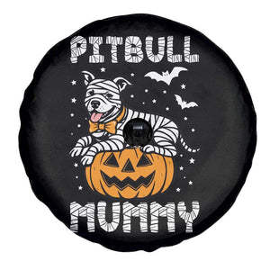 Halloween Dog Lover Spare Tire Cover Funny Pitbull Mummy TS12 Print Your Wear