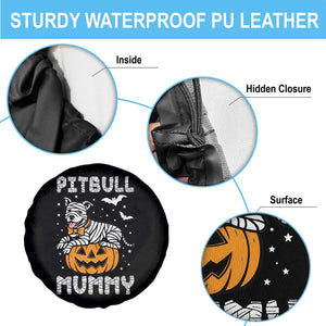 Halloween Dog Lover Spare Tire Cover Funny Pitbull Mummy TS12 Print Your Wear