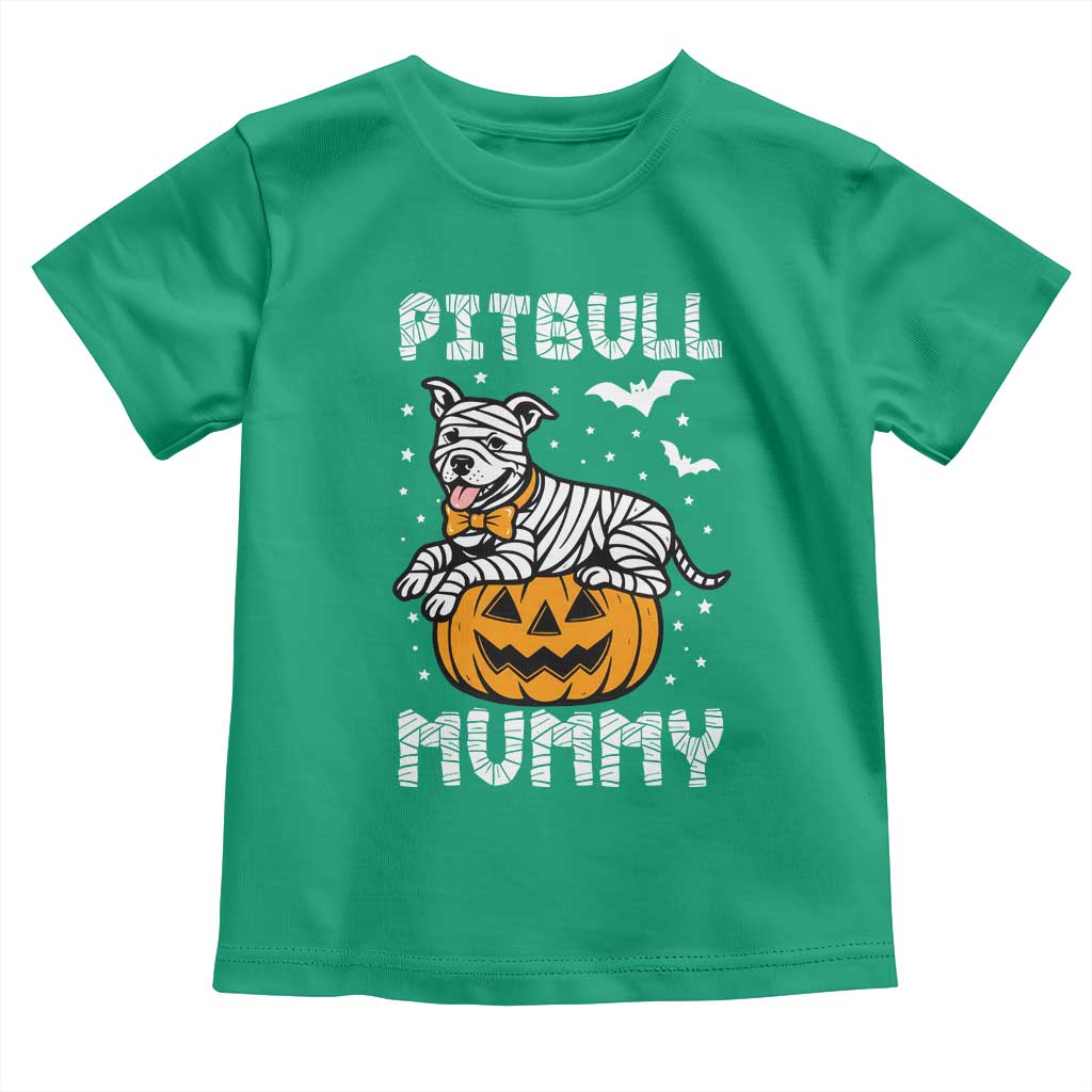 Halloween Dog Lover Toddler T Shirt Funny Pitbull Mummy TS12 Irish Green Print Your Wear