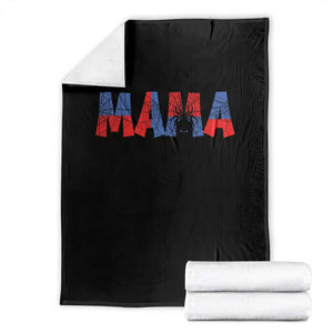 Spooky Mama Spider Web Throw Blanket Cute Halloween Mom Gift