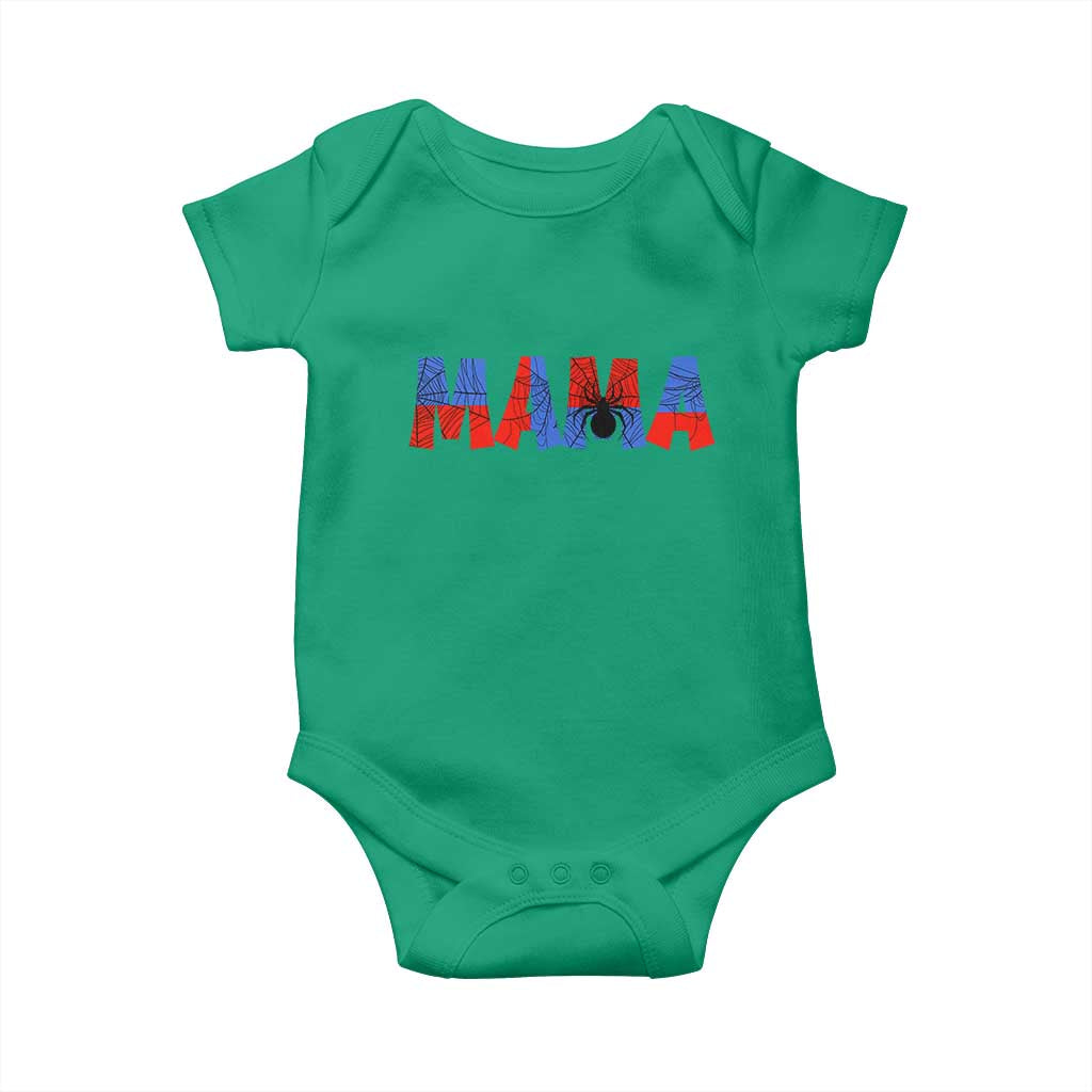 Spooky Mama Spider Web Baby Onesie Cute Halloween Mom Gift