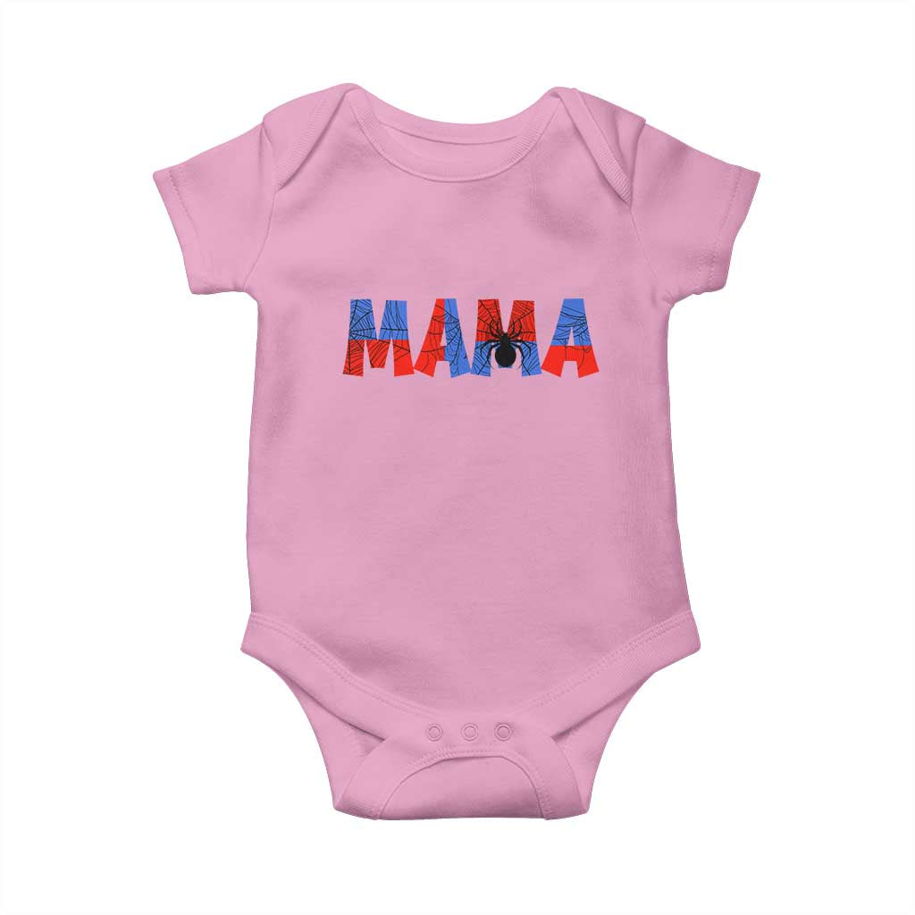 Spooky Mama Spider Web Baby Onesie Cute Halloween Mom Gift