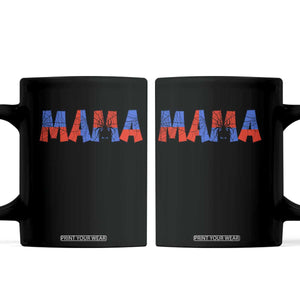 Spooky Mama Spider Web Coffee Mug Cute Halloween Mom Gift TS12 Black Print Your Wear