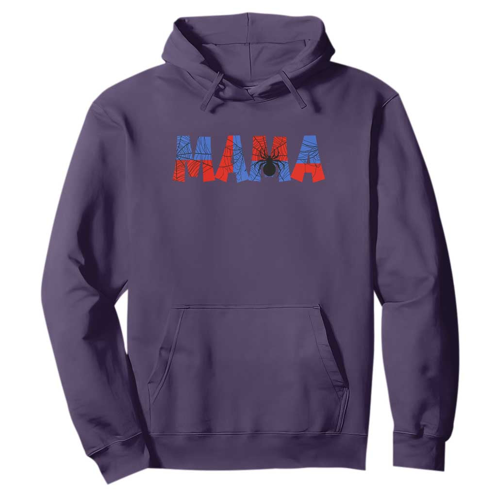 Spooky Mama Spider Web Hoodie Cute Halloween Mom Gift