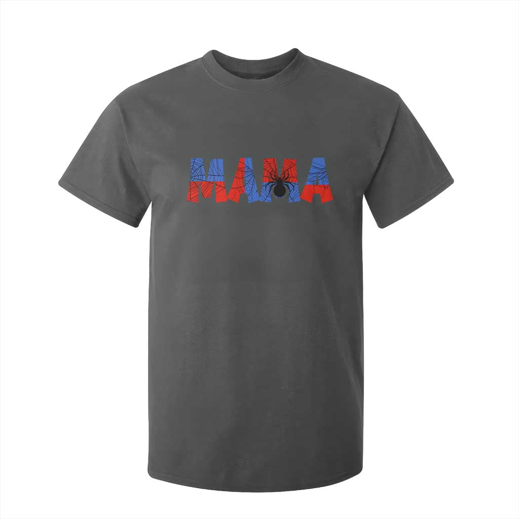 Spooky Mama Spider Web T Shirt For Kid Cute Halloween Mom Gift