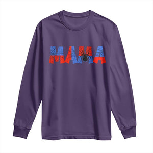 Spooky Mama Spider Web Long Sleeve Shirt Cute Halloween Mom Gift