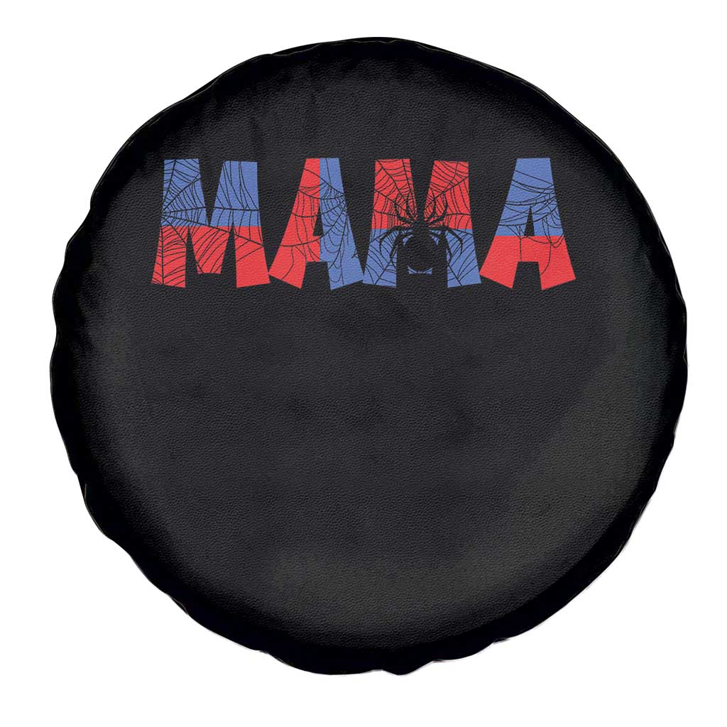 Spooky Mama Spider Web Spare Tire Cover Cute Halloween Mom Gift TS12 Print Your Wear