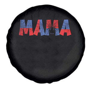 Spooky Mama Spider Web Spare Tire Cover Cute Halloween Mom Gift TS12 Print Your Wear