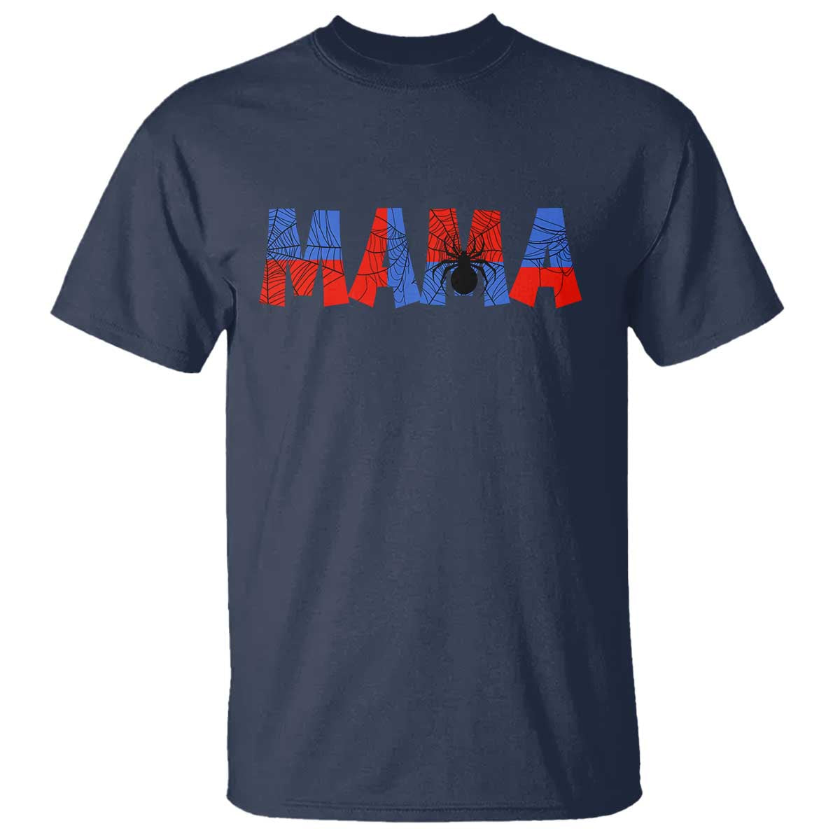 Spooky Mama Spider Web T Shirt Cute Halloween Mom Gift