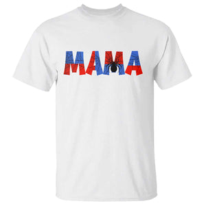 Spooky Mama Spider Web T Shirt Cute Halloween Mom Gift