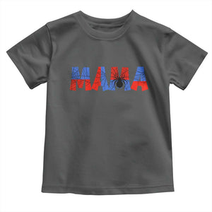 Spooky Mama Spider Web Toddler T Shirt Cute Halloween Mom Gift
