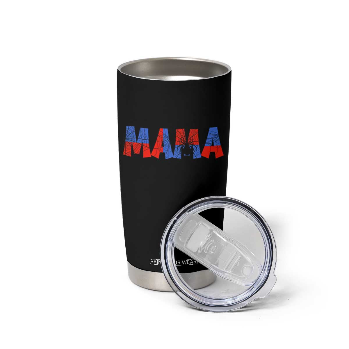 Spooky Mama Spider Web Tumbler Cup Cute Halloween Mom Gift TS12 Print Your Wear