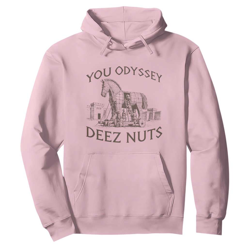 Funny You Odyssey Deez Nuts Trojan Horse Hoodie Ancient Greek History Meme Humor Gift