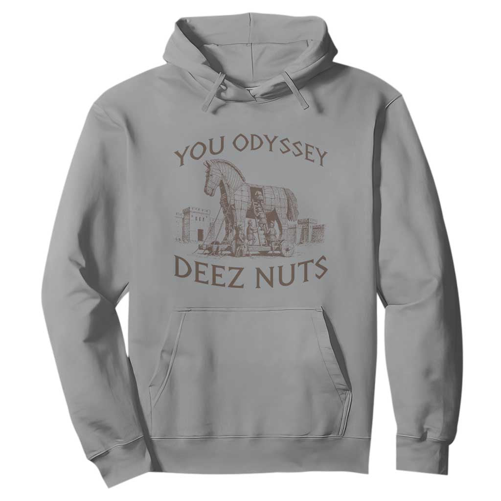 Funny You Odyssey Deez Nuts Trojan Horse Hoodie Ancient Greek History Meme Humor Gift