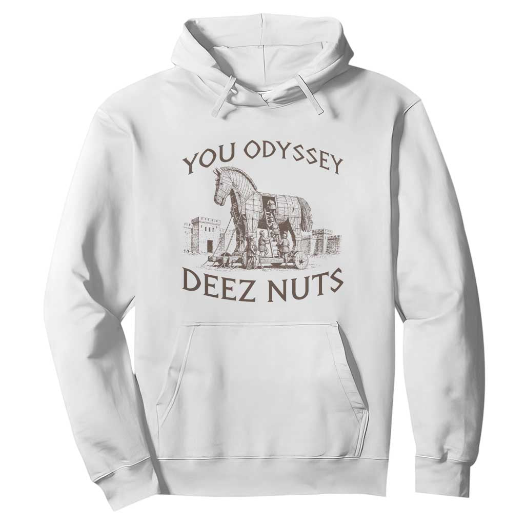 Funny You Odyssey Deez Nuts Trojan Horse Hoodie Ancient Greek History Meme Humor Gift