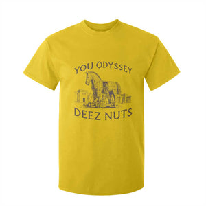 Funny You Odyssey Deez Nuts Trojan Horse T Shirt For Kid Ancient Greek History Meme Humor Gift
