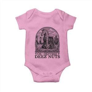 Funny You Odyssey Deez Nuts Trojan Horse Baby Onesie Ancient Greek History Gift