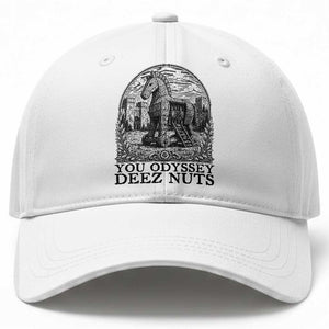 Funny You Odyssey Deez Nuts Trojan Horse Baseball Cap Ancient Greek History Gift