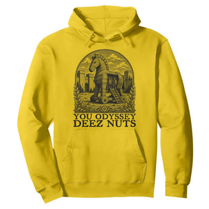 Funny You Odyssey Deez Nuts Trojan Horse Hoodie Ancient Greek History Gift