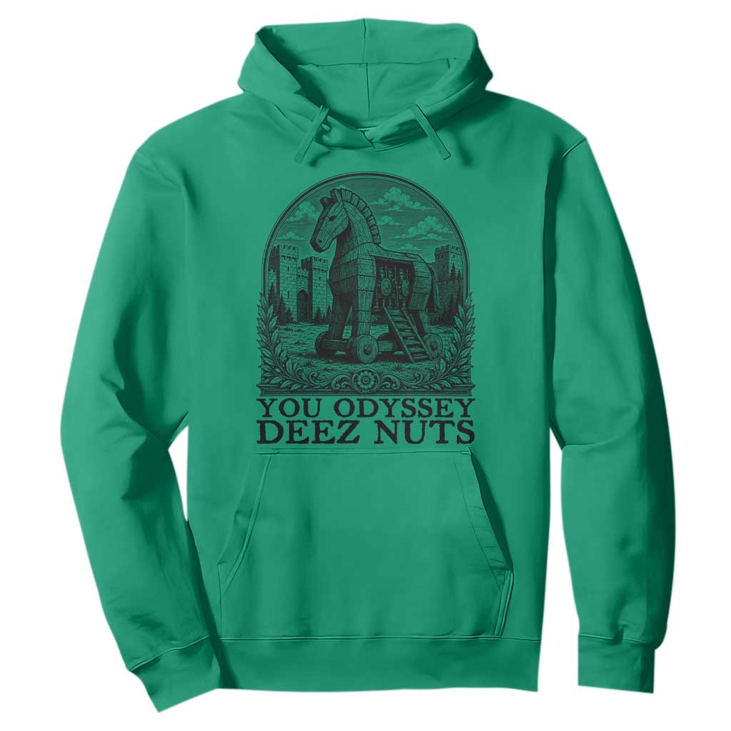 Funny You Odyssey Deez Nuts Trojan Horse Hoodie Ancient Greek History Gift