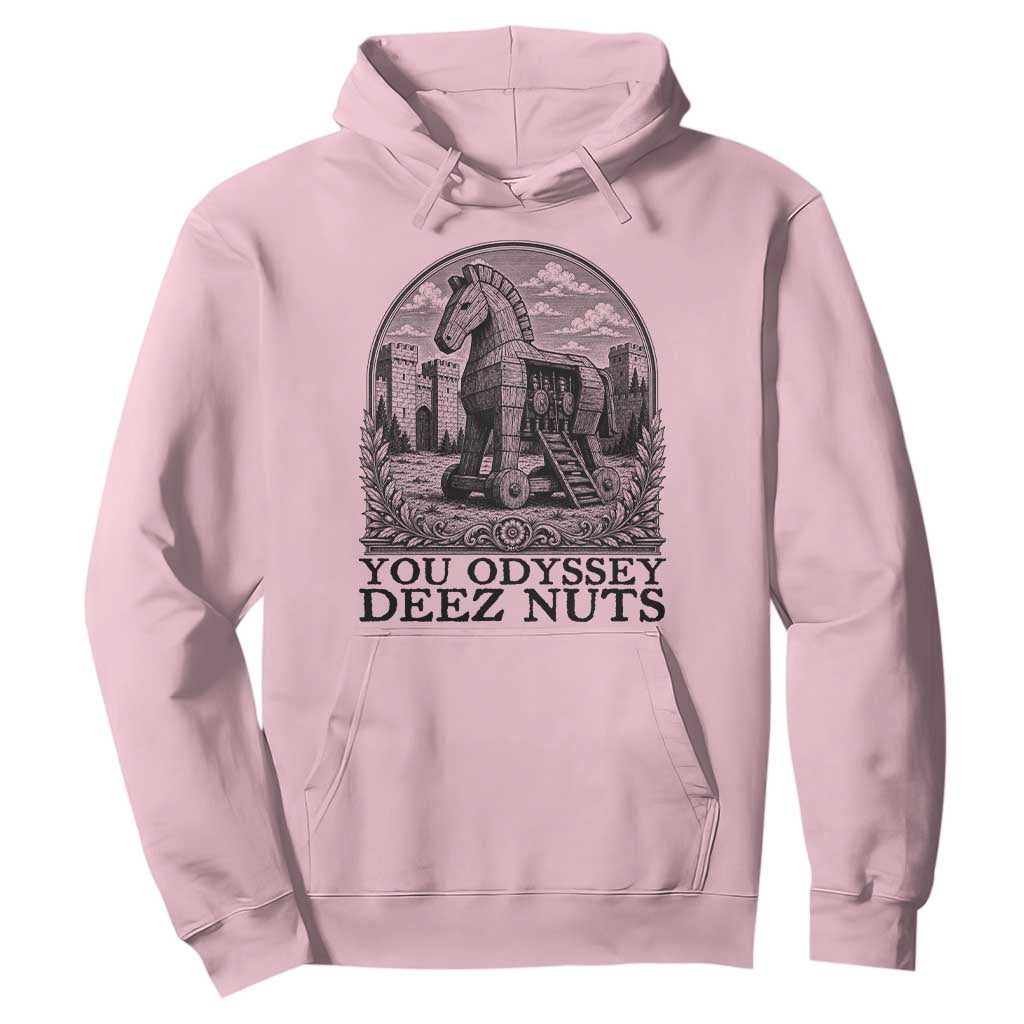 Funny You Odyssey Deez Nuts Trojan Horse Hoodie Ancient Greek History Gift