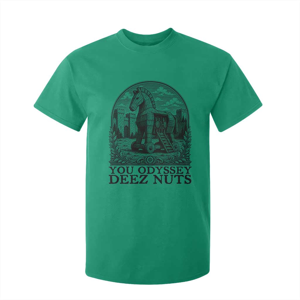 Funny You Odyssey Deez Nuts Trojan Horse T Shirt For Kid Ancient Greek History Gift