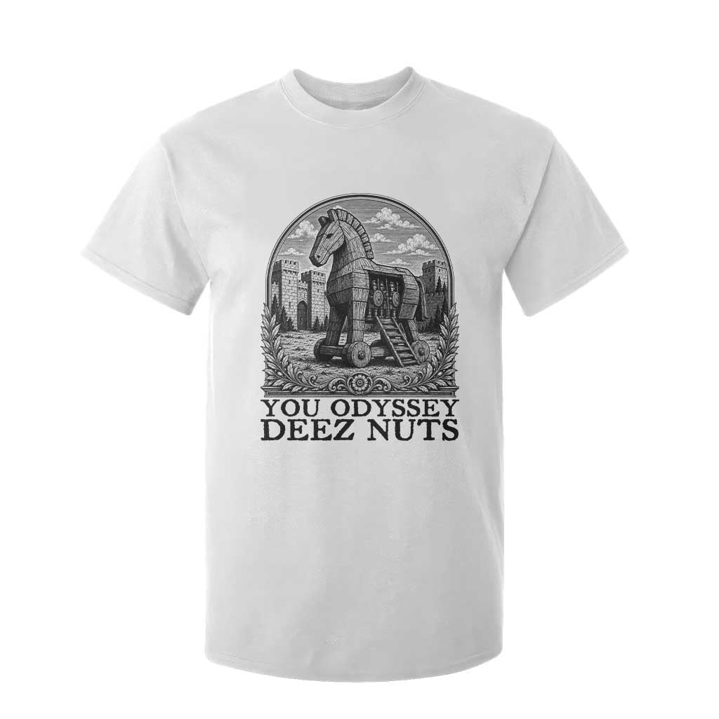 Funny You Odyssey Deez Nuts Trojan Horse T Shirt For Kid Ancient Greek History Gift