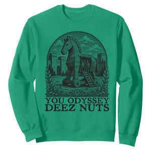 Funny You Odyssey Deez Nuts Trojan Horse Sweatshirt Ancient Greek History Gift