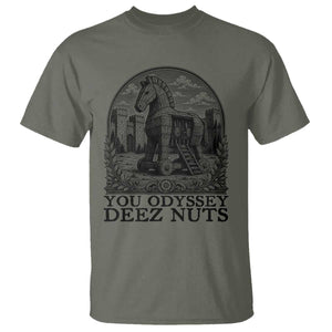 Funny You Odyssey Deez Nuts Trojan Horse T Shirt Ancient Greek History Gift