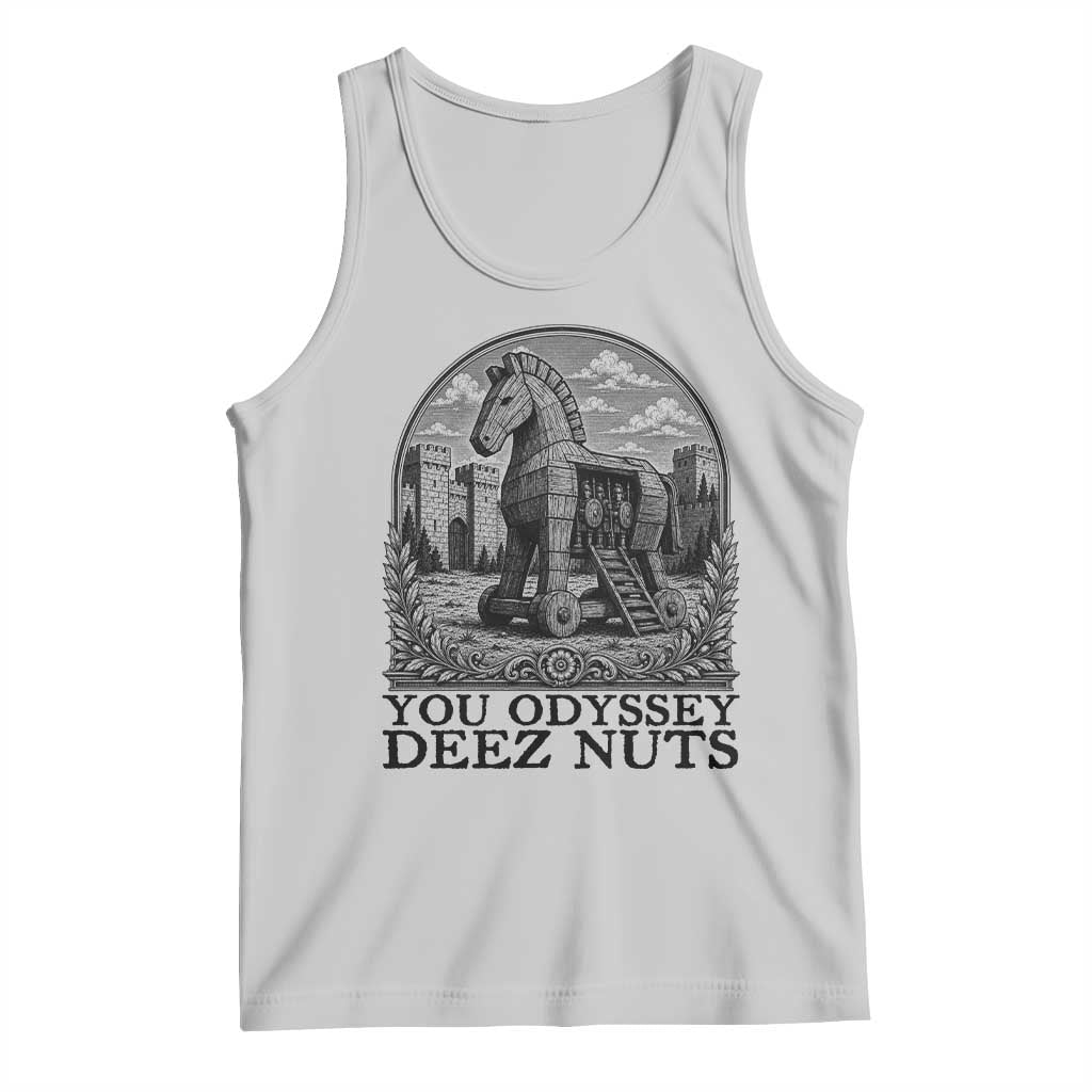 Funny You Odyssey Deez Nuts Trojan Horse Tank Top Ancient Greek History Gift